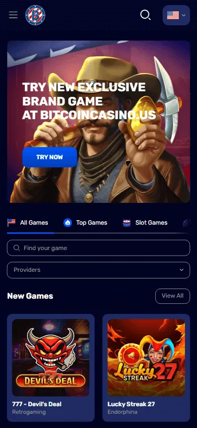 7 Bit Casino home experience on a mobile browser